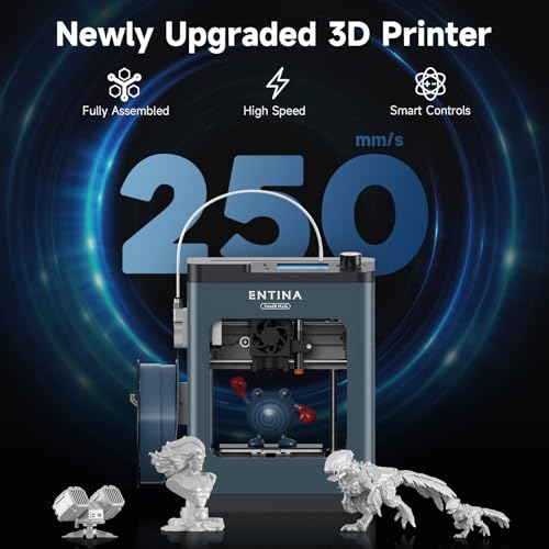 3D Printers Tina2 Basic, Fully Assembled and Auto Leveling 3D Printer for Beginners and Kids, Removable Magnetic Platform, High Precision Printing FDM Mini 3D Printer for Home and School