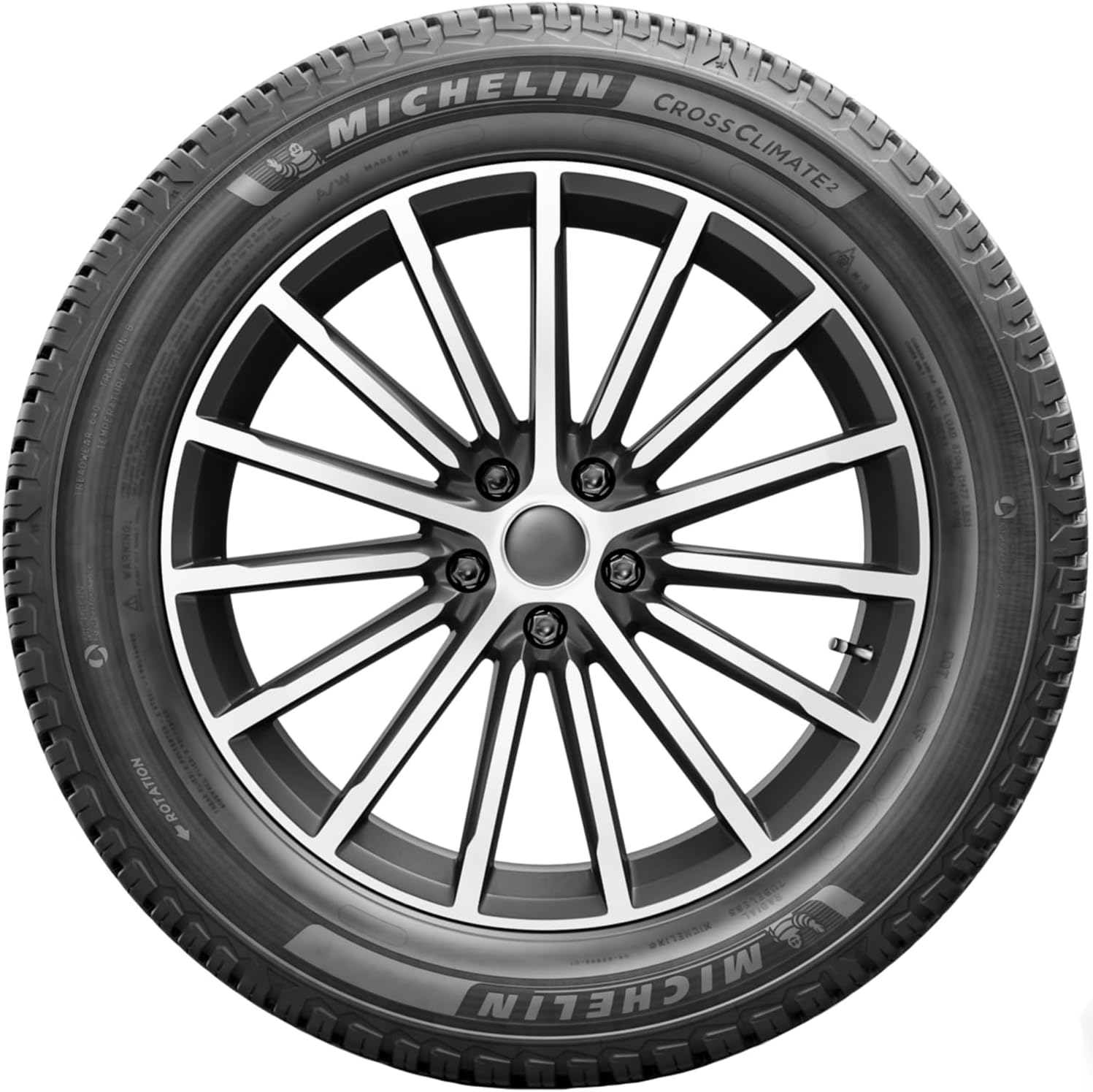 MICHELIN CrossClimate2, All-Season Car Tire, SUV, CUV - 235/60R18/XL 107H