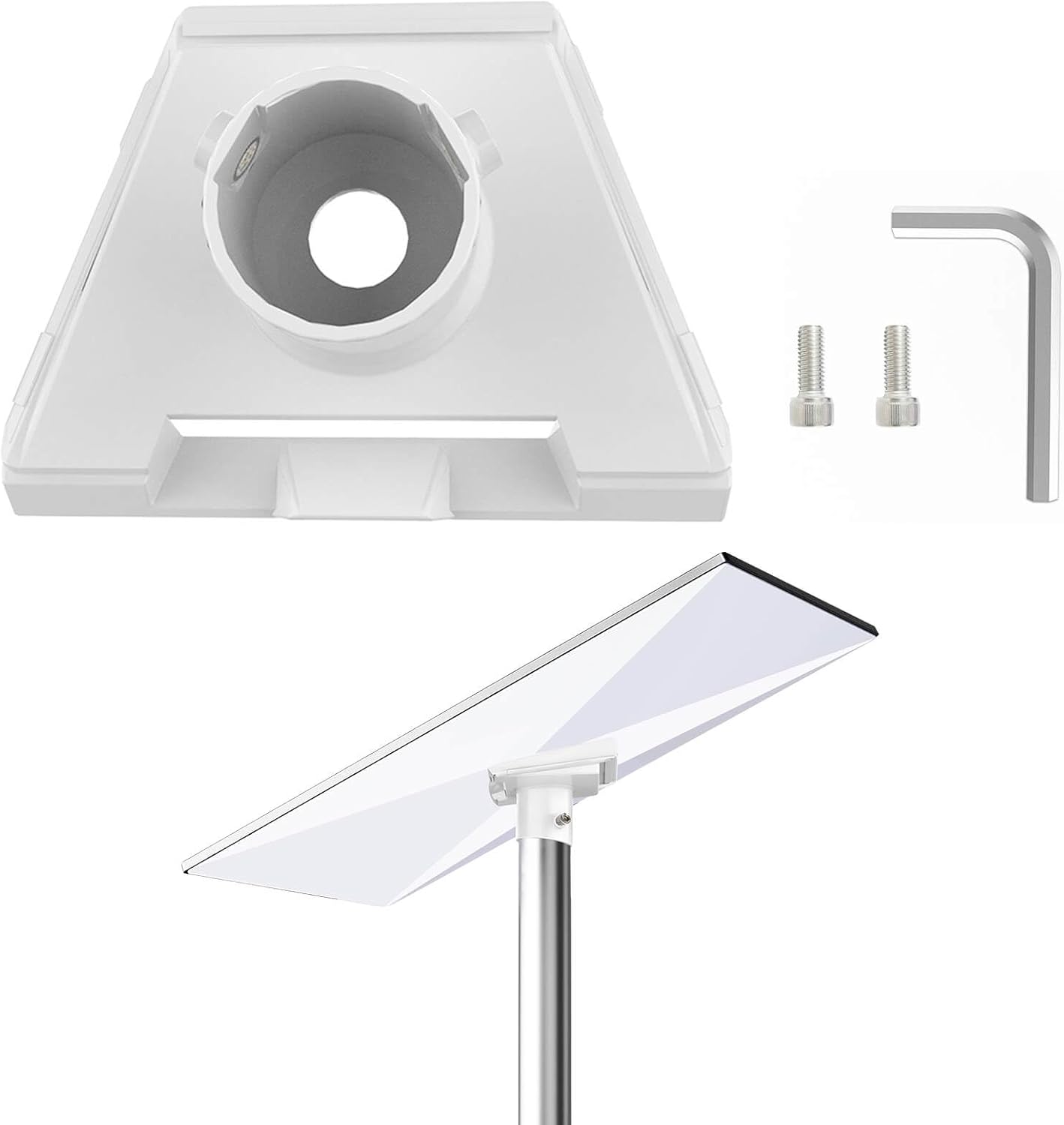 Starlink Gen 3 Pipe Adapter, Pole Mount for Starlink Gen 3 Standard Dish, Starlink Accessories V3 Mounting Kit for Star Link Kickstand Dishy