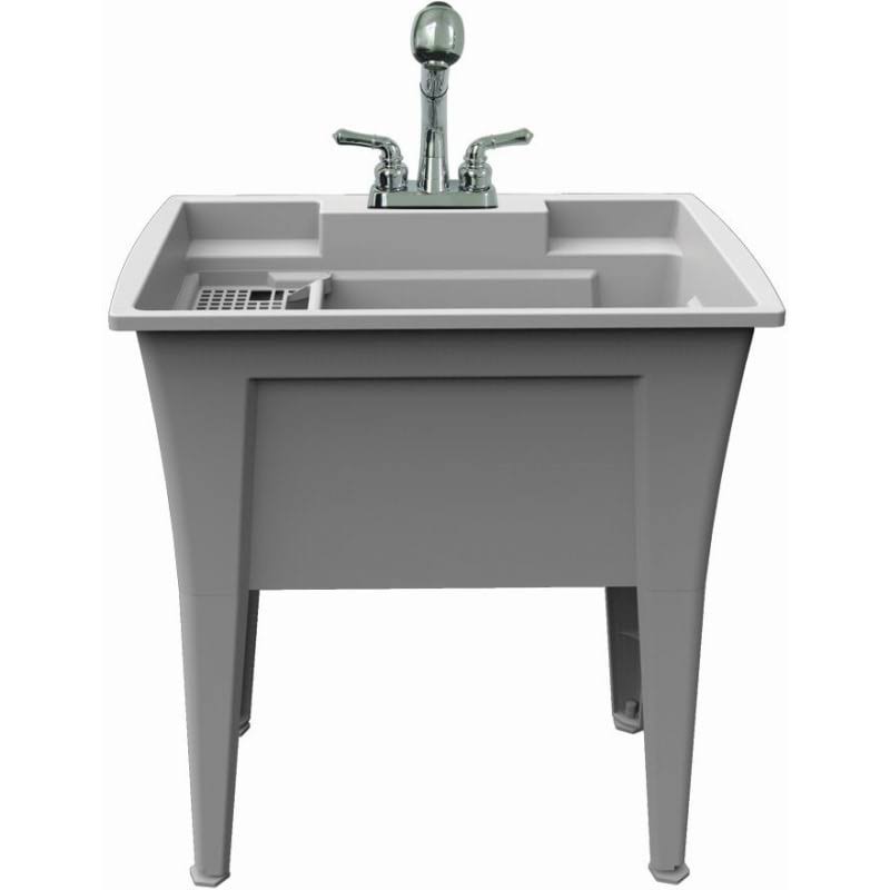 Au0026E Bath and Shower LT-32-01 Jewel Laundry Tub Kit with Faucet 32 inch