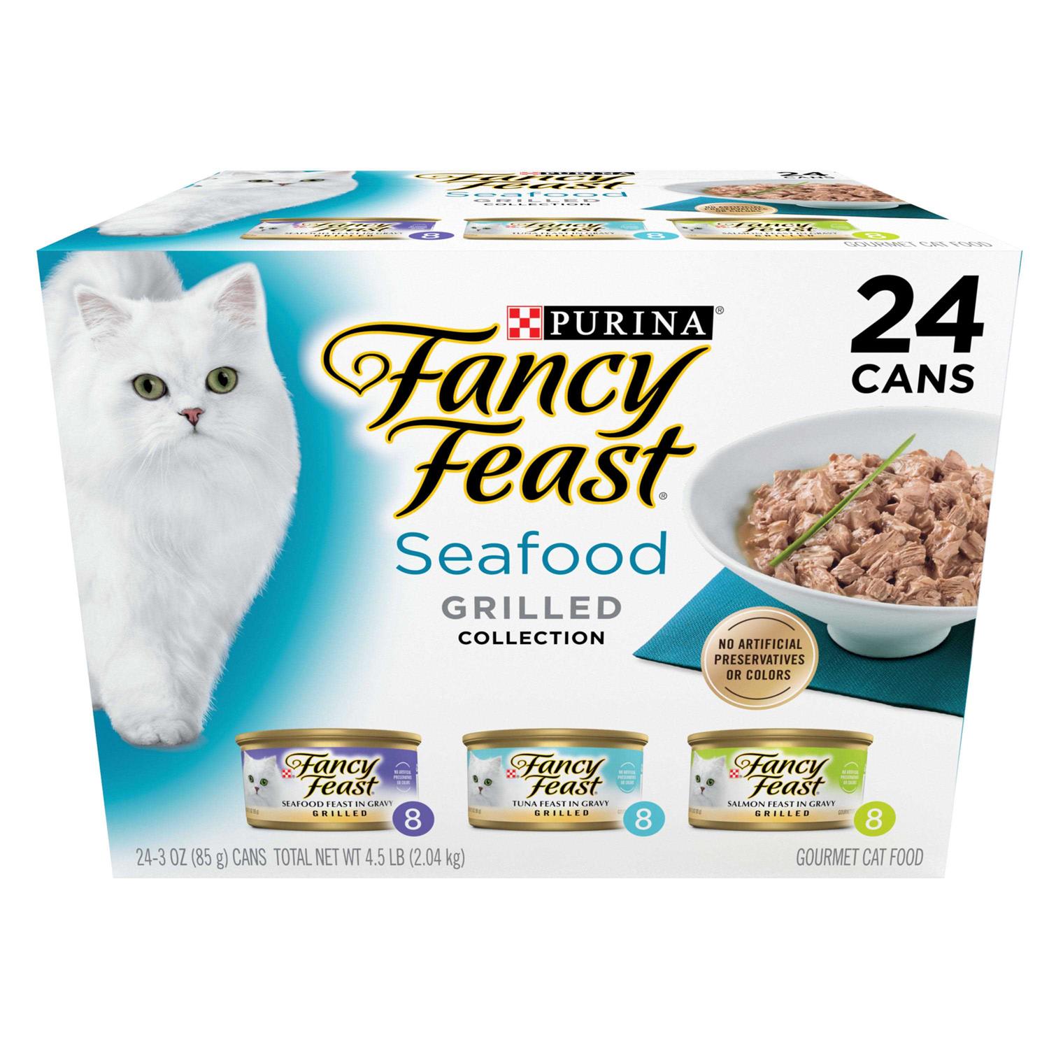 Fancy Feast Seafood Grilled Wet Cat Food - Pet Supplies online store