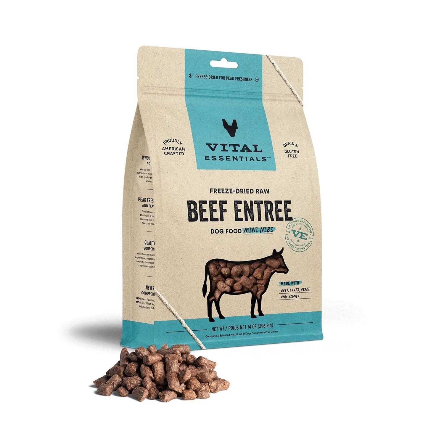Vital Essentials Freeze-Dried Mini Nibs Dog Food - Pet Supplies online store