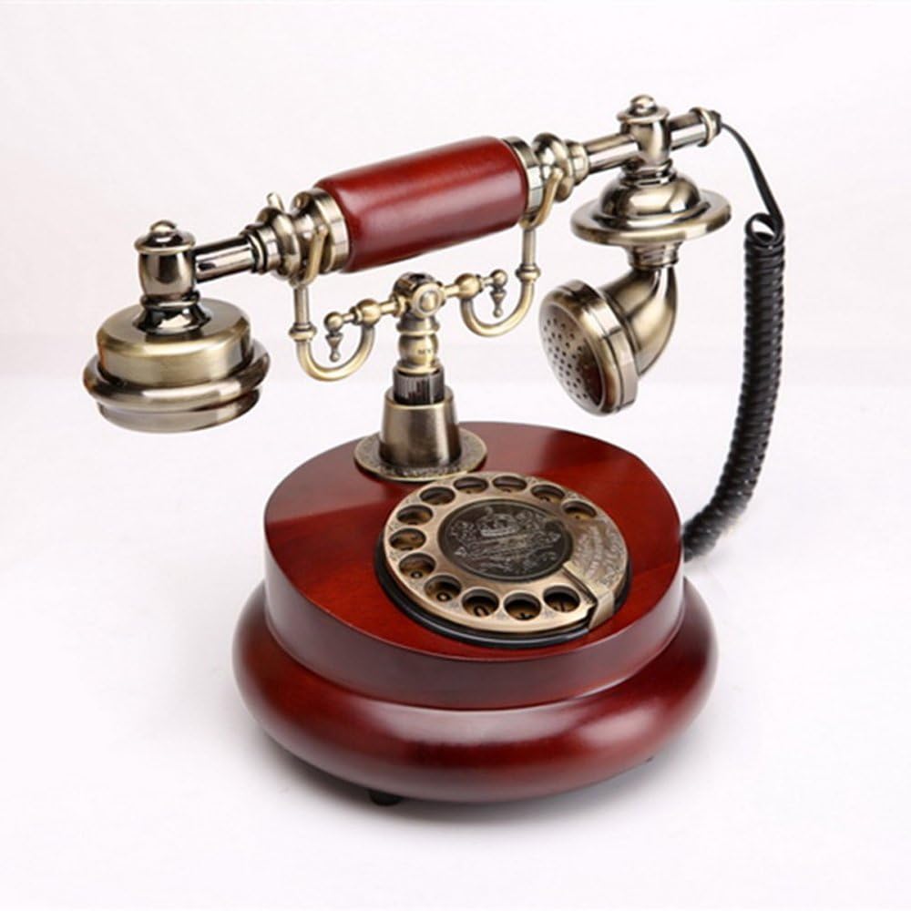 TelPal Classic Vintage Desktop Wired Office Telephone of 1950 Old Fashioned Antique Style Home Phone