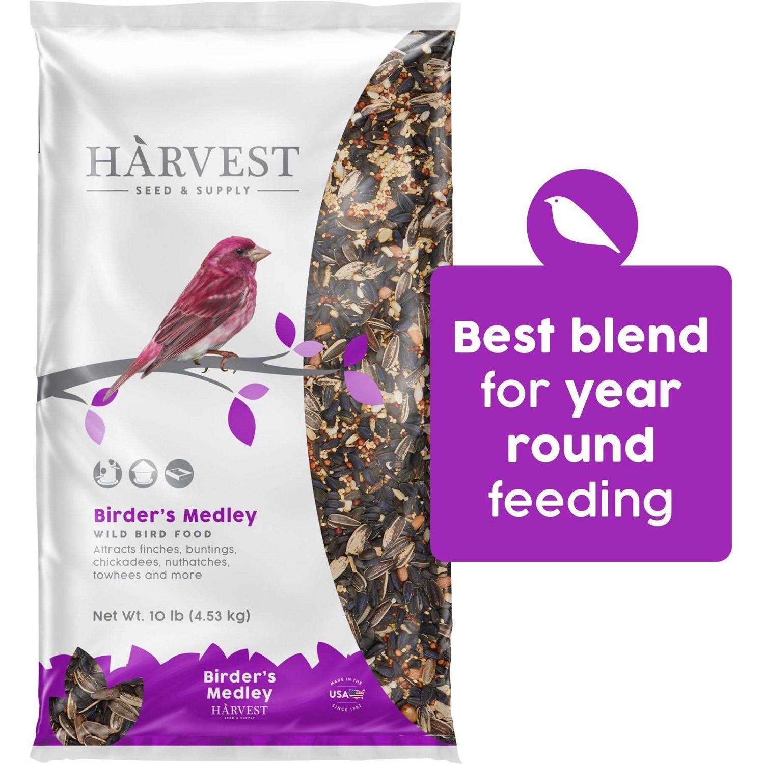 Harvest Seed & Supply Birder's Medley Wild Bird Food - Pet Supplies online store