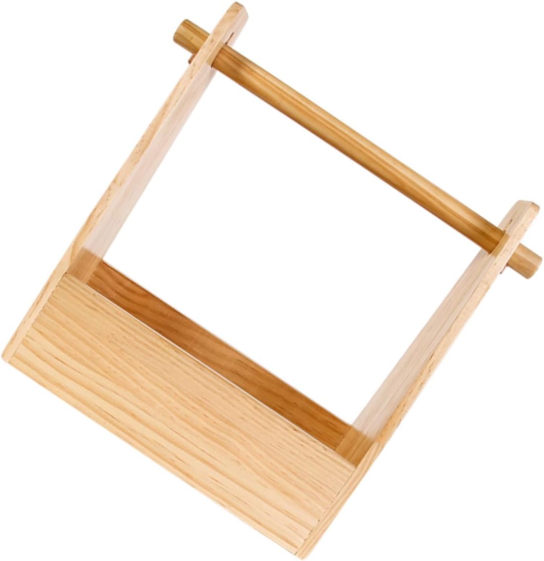 Toddmomy 1pc Box Camping Storage Box Kids Picnic Basket Outdoor Container with Handle Storage Bins Candy Decor Minimalistic Decor Camping Decor Child Wooden Tables and Chairs Fold