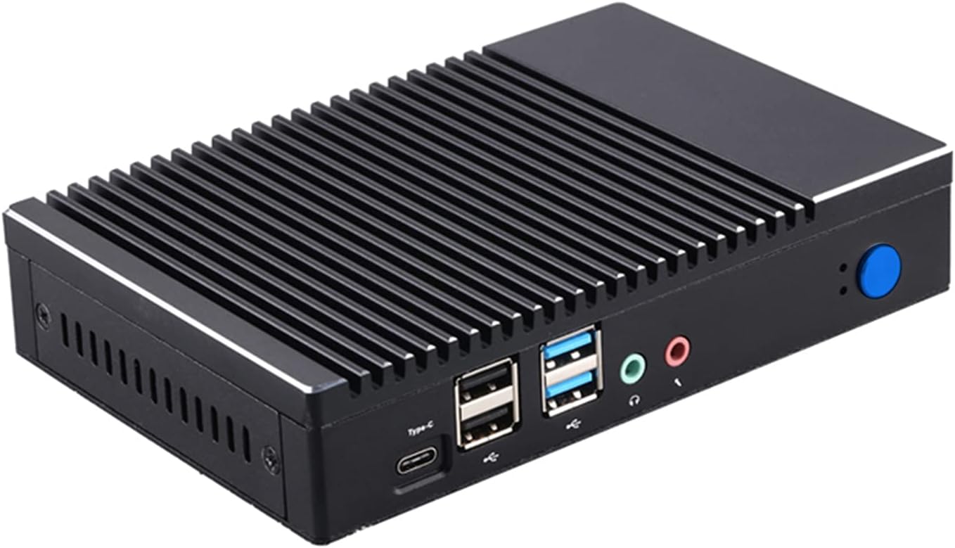 Fanless Mini PC, Desktop Computer, Windows 10 or Linux Ubuntu, Quad Core AMD A6 1450, BH05a, PXE, WOL, Vmware, Citrix Supported, VGA/HDMI/LAN/Type-C/Vesa Mount, (8G RAM/512G SSD)