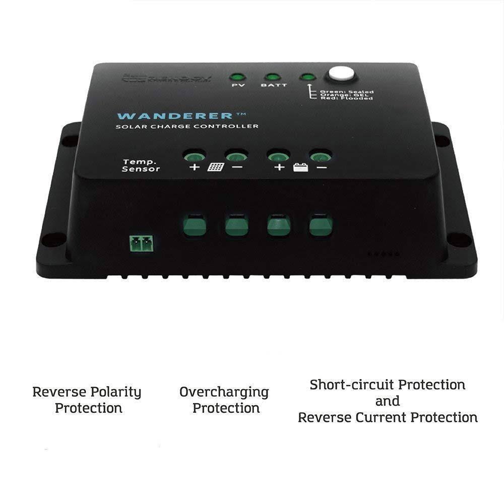 Renogy 100 Watts 12 Volts Monocrystalline Solar Panel Bundle Kit with