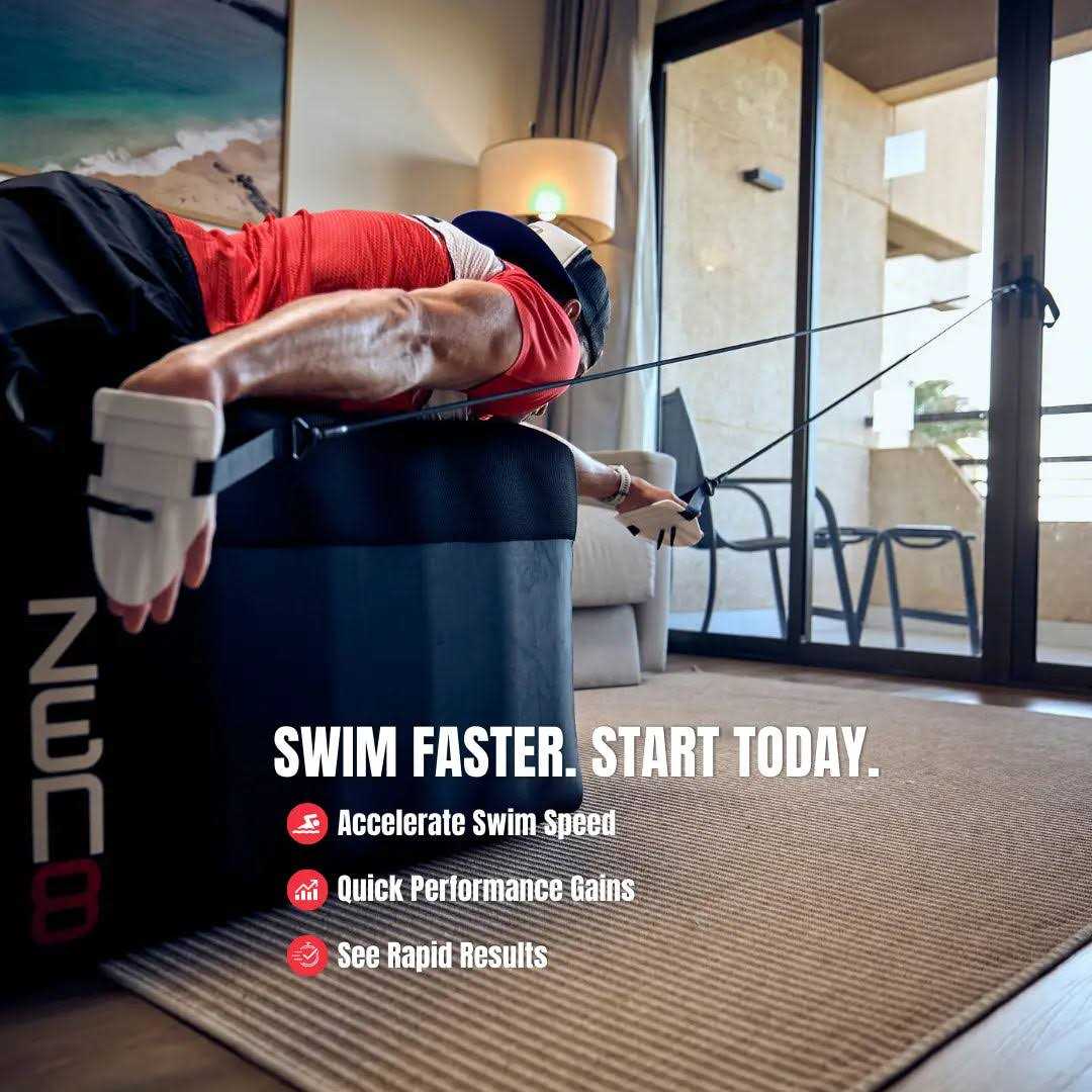 ZEN8 Indoor Swim Trainer for Triathlon & Swim Training Dryland Swimming Equipment - Sports Supplies Online Store