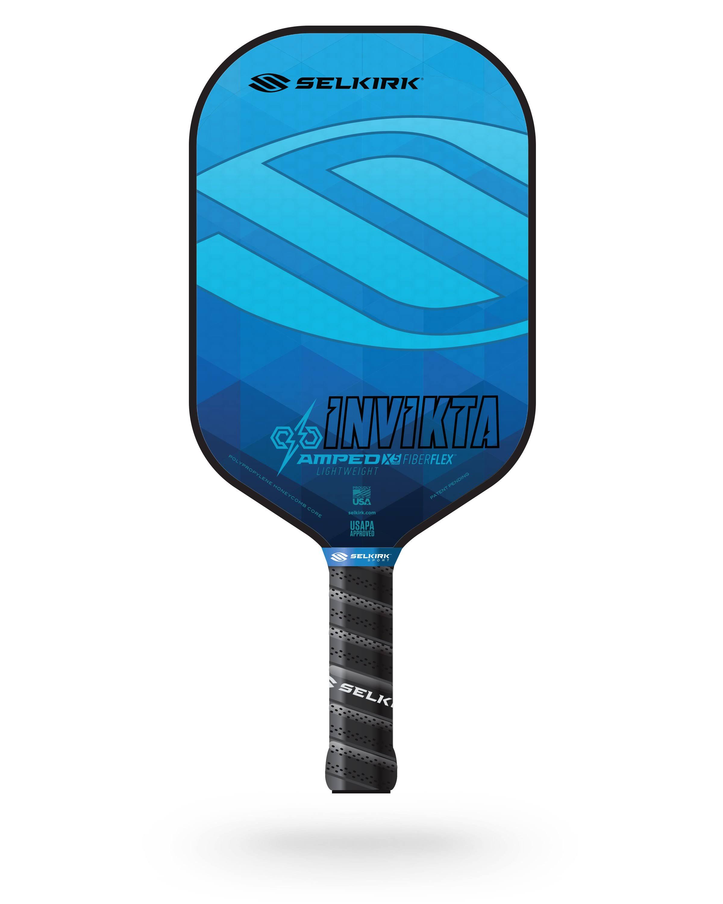 Selkirk Amped Invikta Lightweight 2021 Pickleball Paddle, Blue