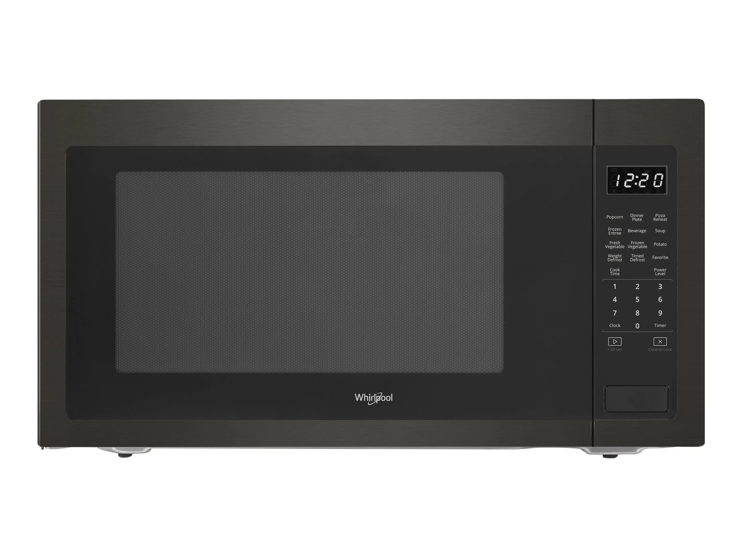 Whirlpool WMC50522HV - Microwave oven - 2.2 cu. ft - 1200 W - black stainless