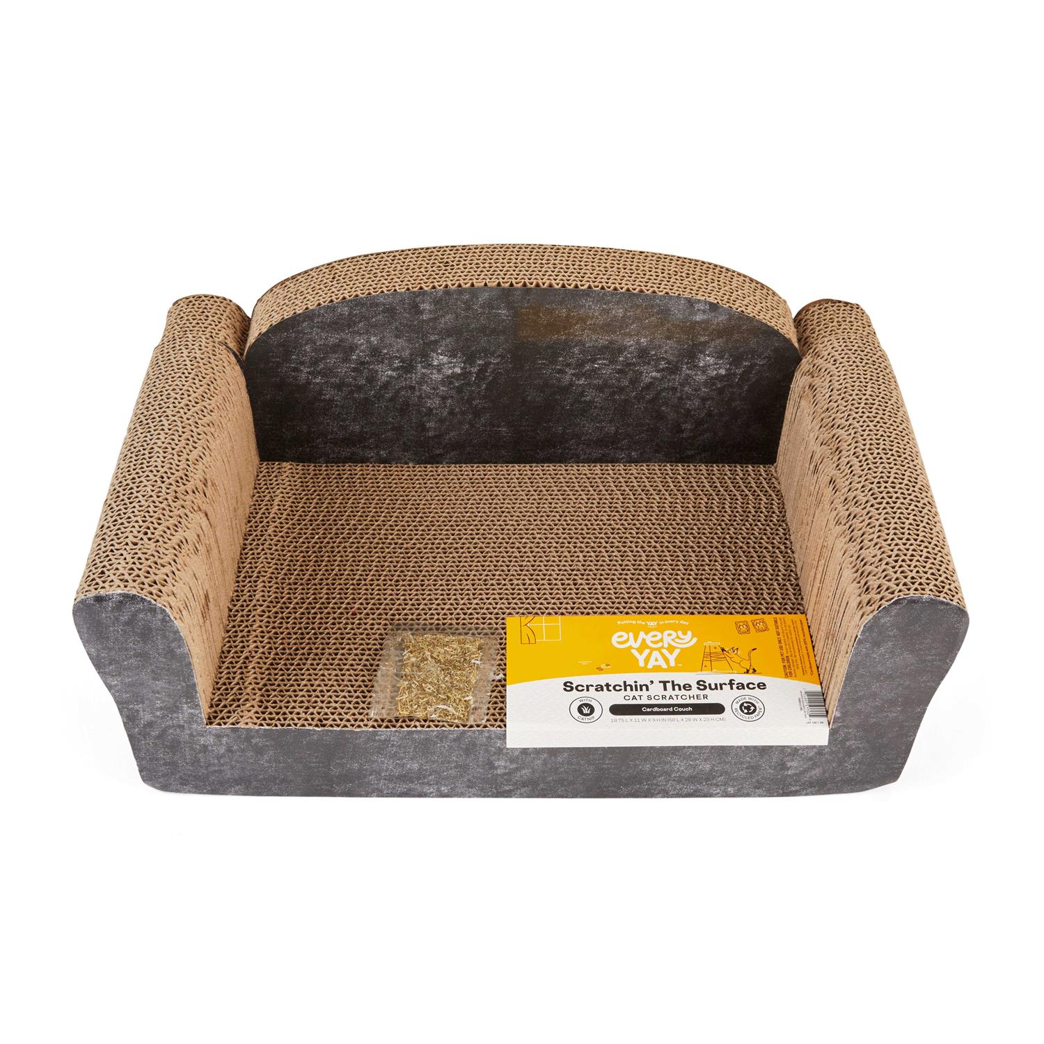 EveryYay Assorted Scratchin The Surface Cardboard Couch Cat Scratcher - Pet Supplies online store