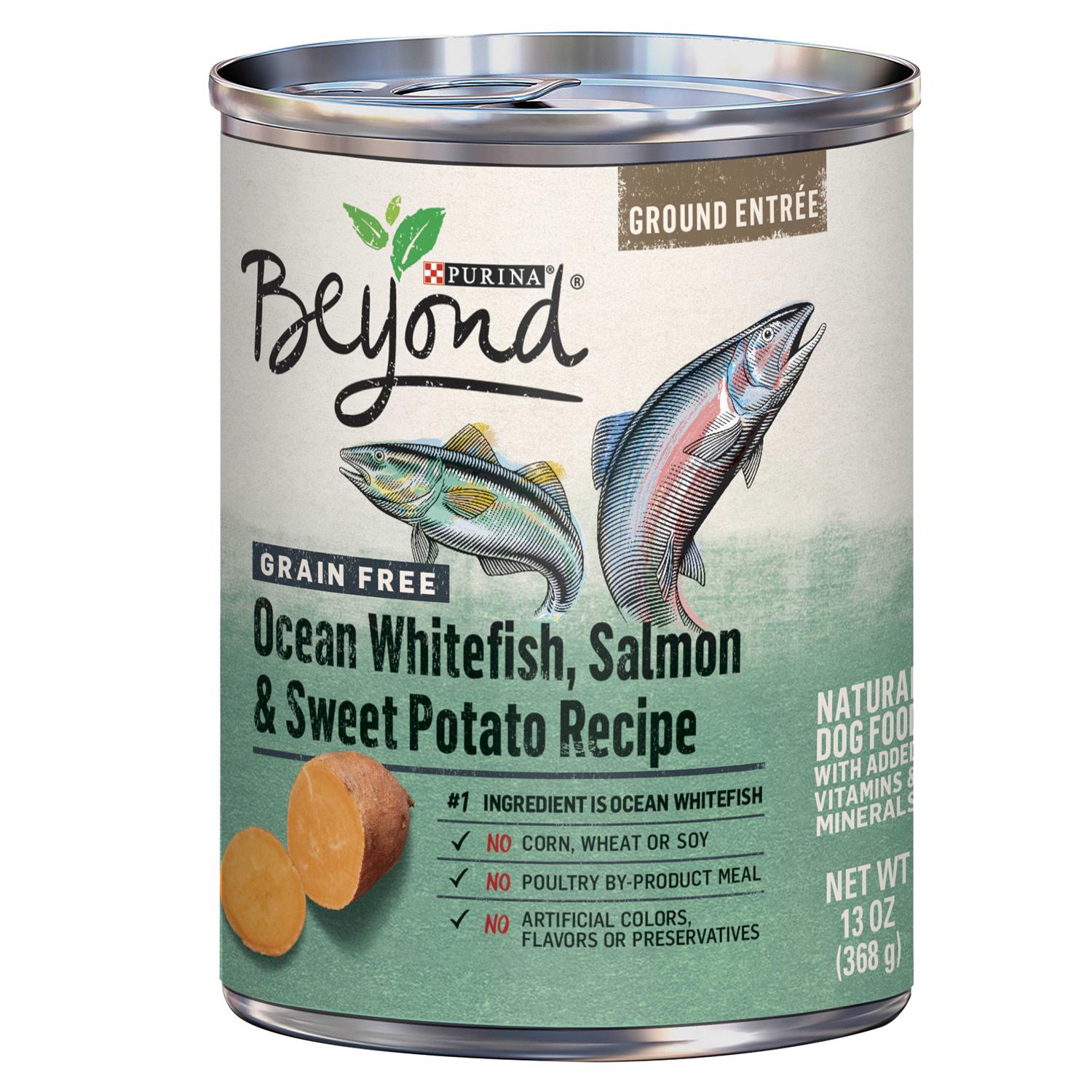 Purina Beyond Alaskan Cod Salmon & Sweet Potato Grain-Free Canned Dog Food - Pet Supplies online store