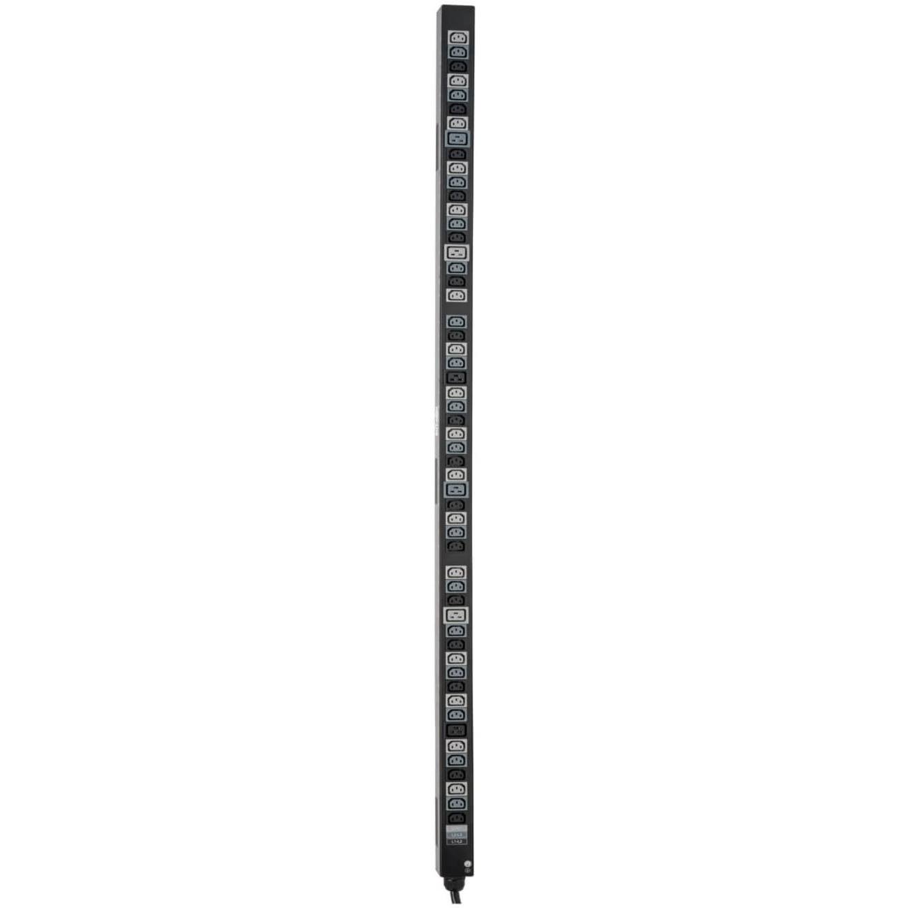 Tripp Lite PDU3V20D354A PDU 3-Phase 208V 8.6/12.6kW 42 C13 12 C19 20A Vertical 0URM