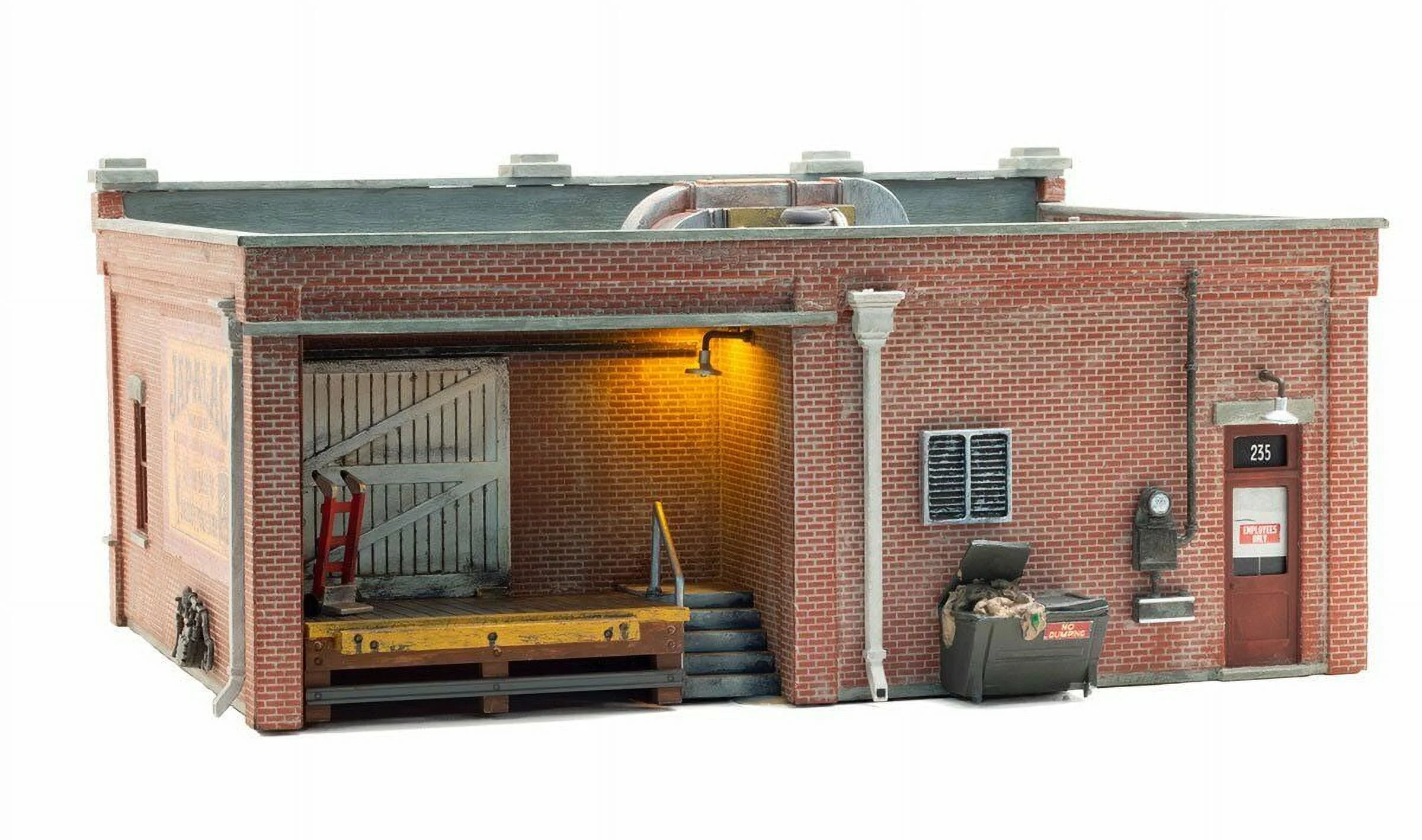 Woodland Scenics WOO4959 N Scale Smith Brothers TV & Appliance Built Model Landmark Structure