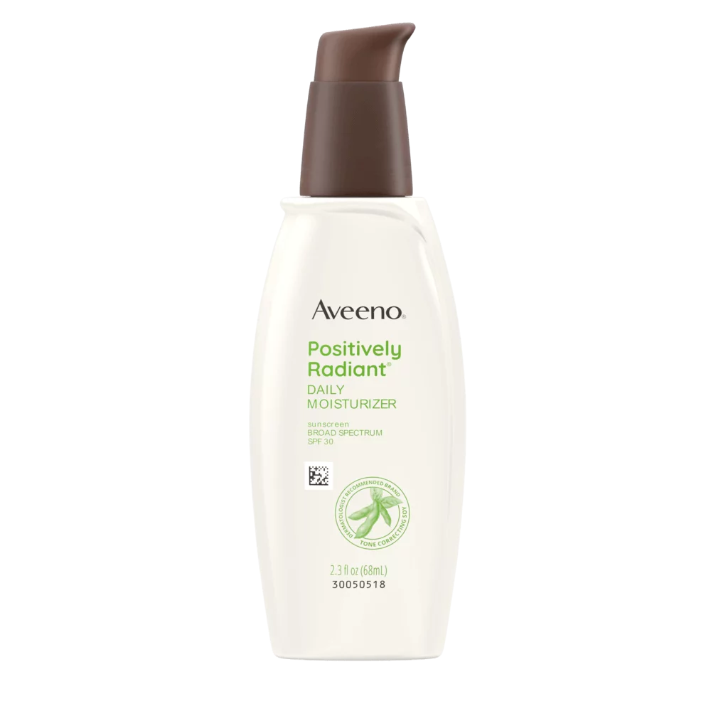 Aveeno Positively Radiant Daily Facial Moisturizer, Broad Spectrum SPF 30, 2.5 fl. oz