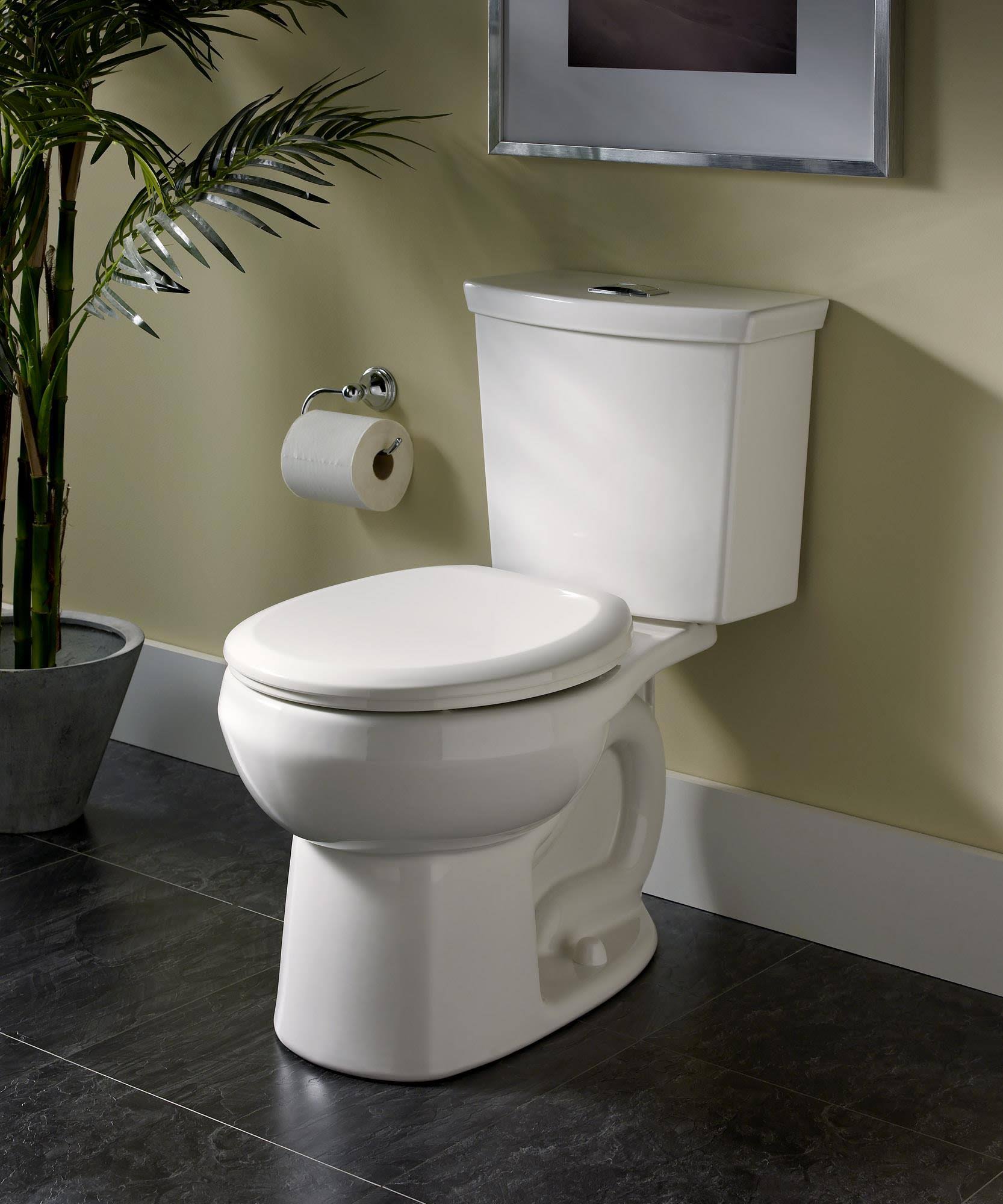 American Standard H2Option Dual Flush Elongated Two-Piece Toilet, White