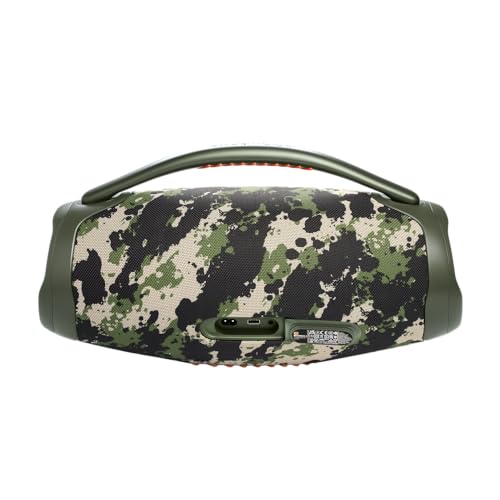 JBL Boombox 3 Black Portable Bluetooth Speaker with Massive Sound, Deepest Bass, IPX7 Waterproof, 24H Playtime, PartyBoost