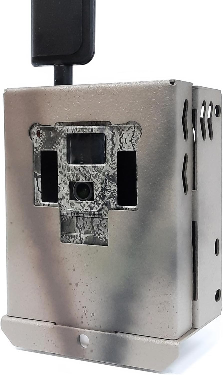 Spartan GoLive 2 AT&T 4G LTE Live Stream Dual Blackout IR Trail Camera with Security Lock Box, Locking Cable, Solar Panel Trail Camera Charger and 32GB Micro SD