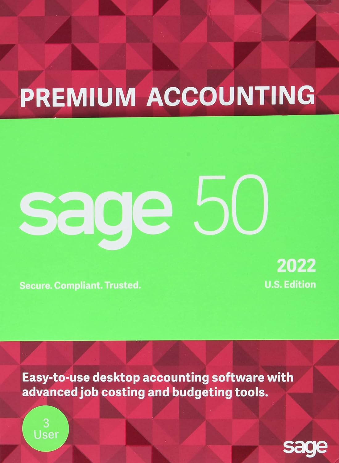 Sage 50 Premium Accounting 2022 U.S. 1-User Small Business Accounting Software [PC Download]