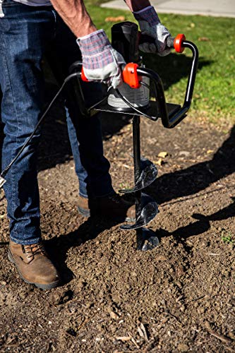 XtremepowerUS 1500W Electric Post Hole Digger Earth Auger Dig Hole Fence Post Hole Digging, Tree Planting with 6