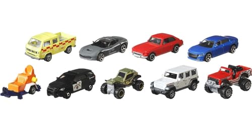 Matchbox Cars Playset, Action Drivers Helicopter Rescue & 1:64 Scale Toy Ambulance & Helicopter, Connects to Other Sets