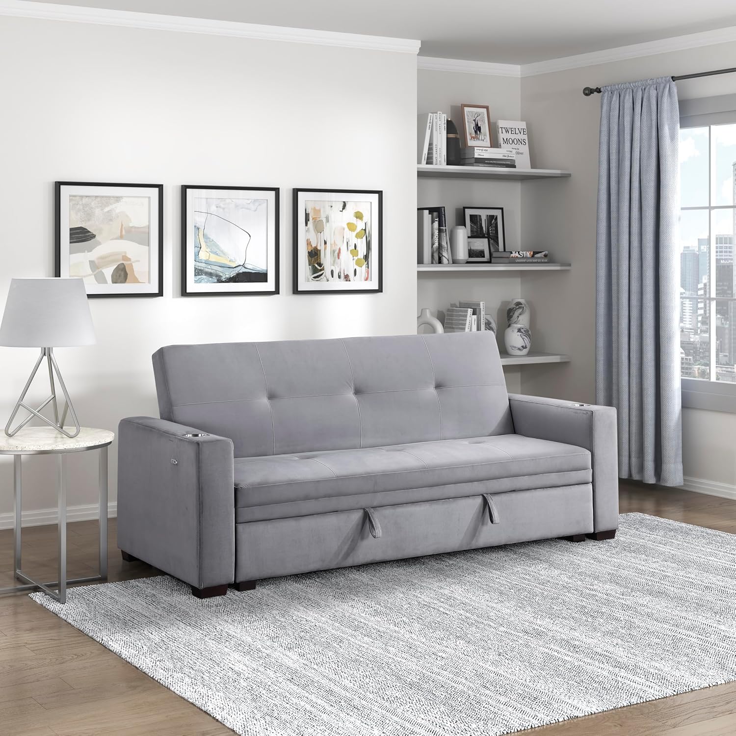 Lexicon Futon Sofa Bed, 83.5