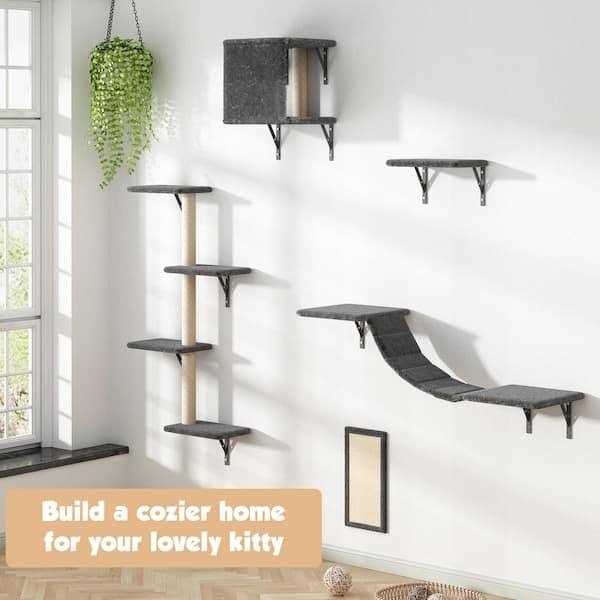 Coziwow Wall Mounted Shelves Set Cat Tree - Pet Supplies online store
