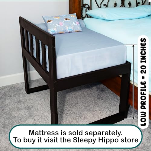 FRAME ONLY Bedside Pet Bed Pet Cosleeper, Dog Bed Extension Attached to Human Bed, Platform Dog Bed, Raised Dog Bed Co Sleeper, Tall Dog Bed, Wooden Dog Bed, Dog Bassinet (Med Profile)