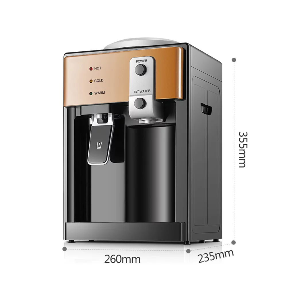 moobody Loading Water Cooler Dispenser with Hot/ Cold/ Room Temperature Water Countertop Water Dispenser for Home Office Dorm Coffee Tea Bar