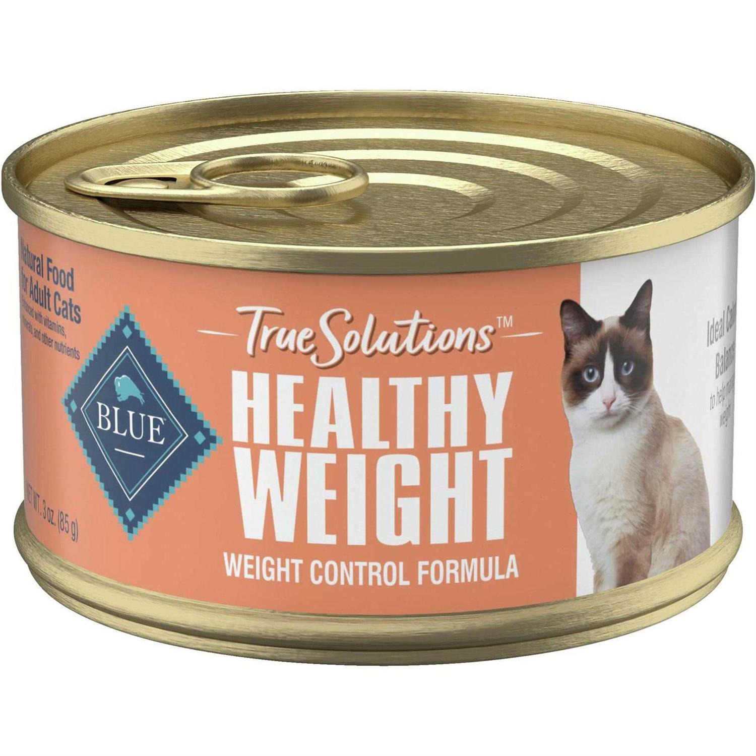 Blue Buffalo True Solutions Fit & Healthy Natural Weight Control Adult Wet Cat Food - Pet Supplies online store