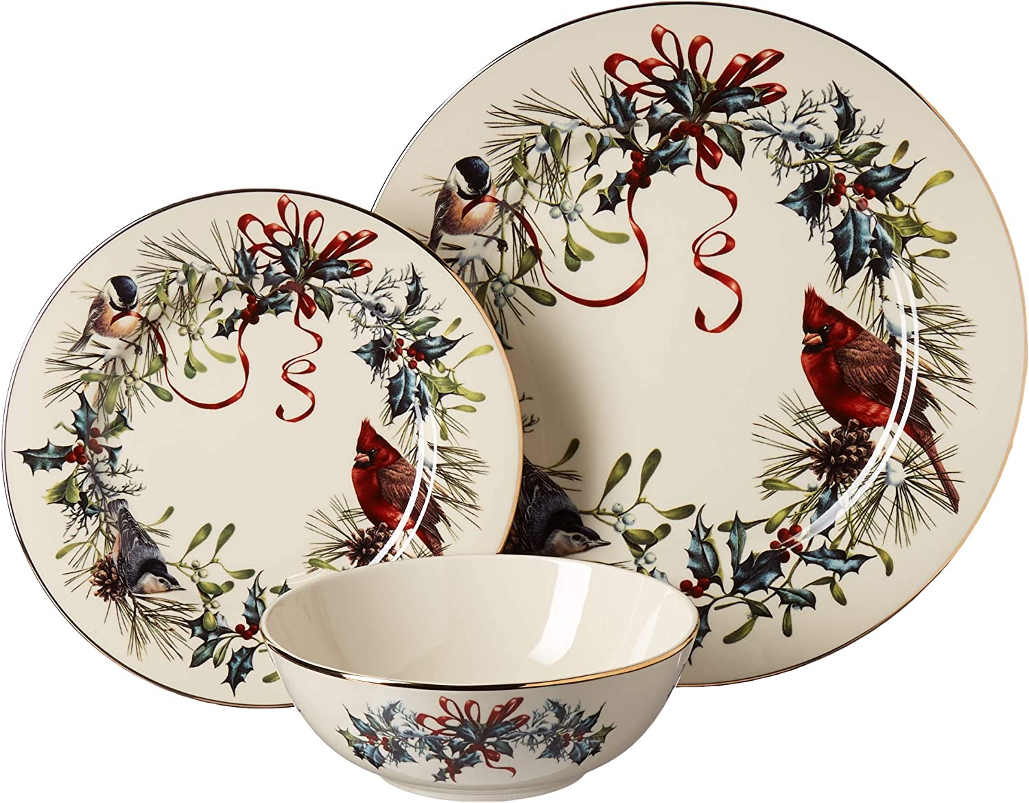 Lenox Winter Greetings 3-Piece Place Setting