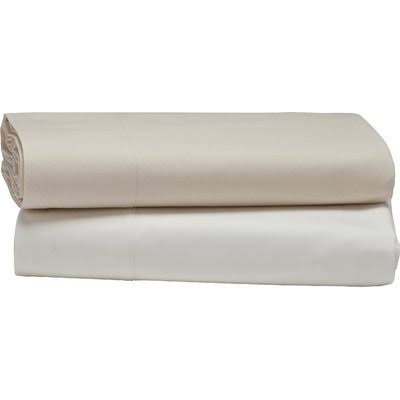 Coyuchi Percale 300 Thread Count 100% Cotton Flat Sheet