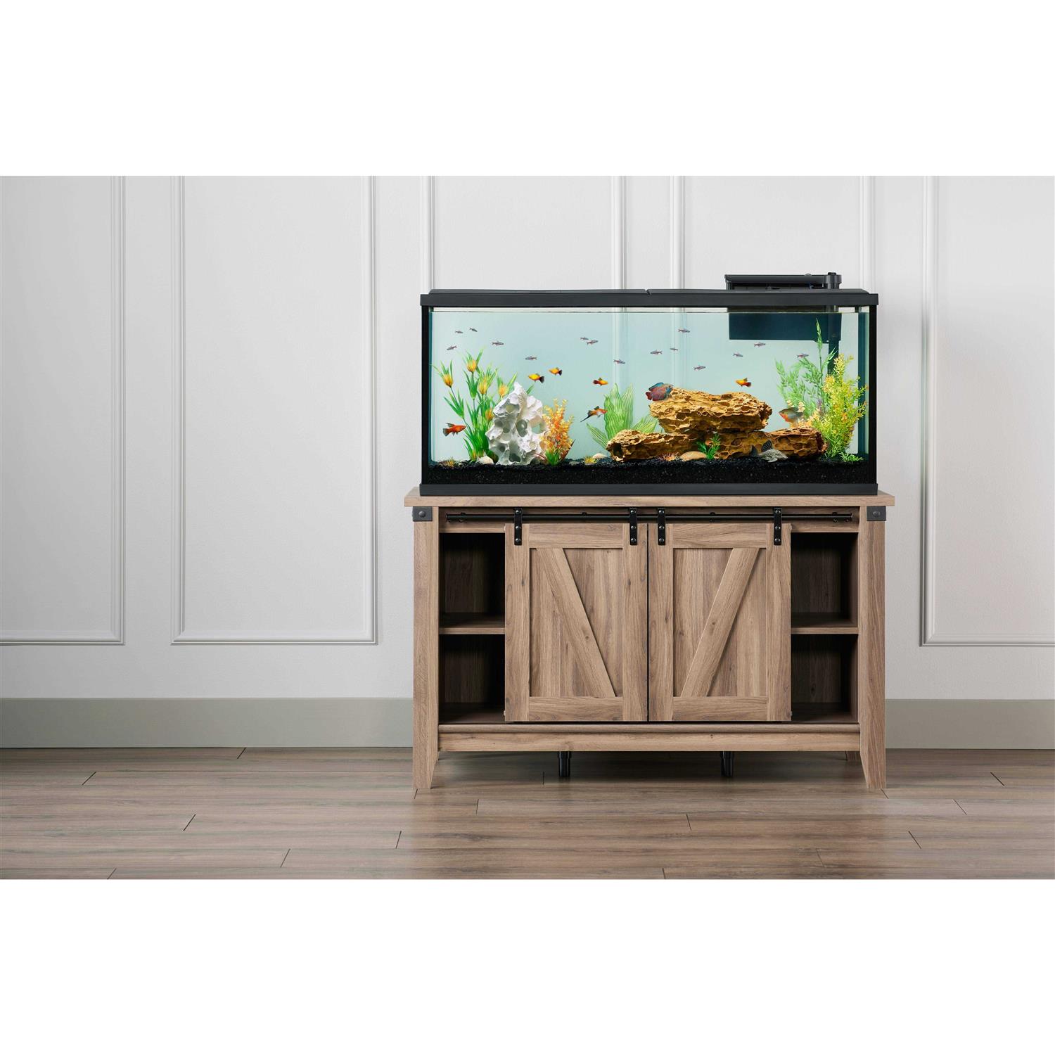 Top Fin 55-75 gal Aquarium Stand Salt Oak - Pet Supplies online store