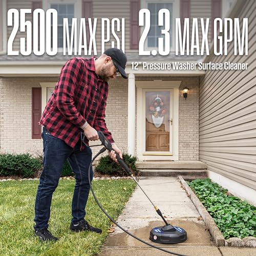 Westinghouse ePX3500 Electric Pressure Washer, 2500 Max PSI 1.76 Max GPM with Anti-Tipping Technology, Onboard Soap Tank, Pro-Style Steel Wand, 5-Nozzle Set, for Cars/Fences/Driveways/Home/Patios