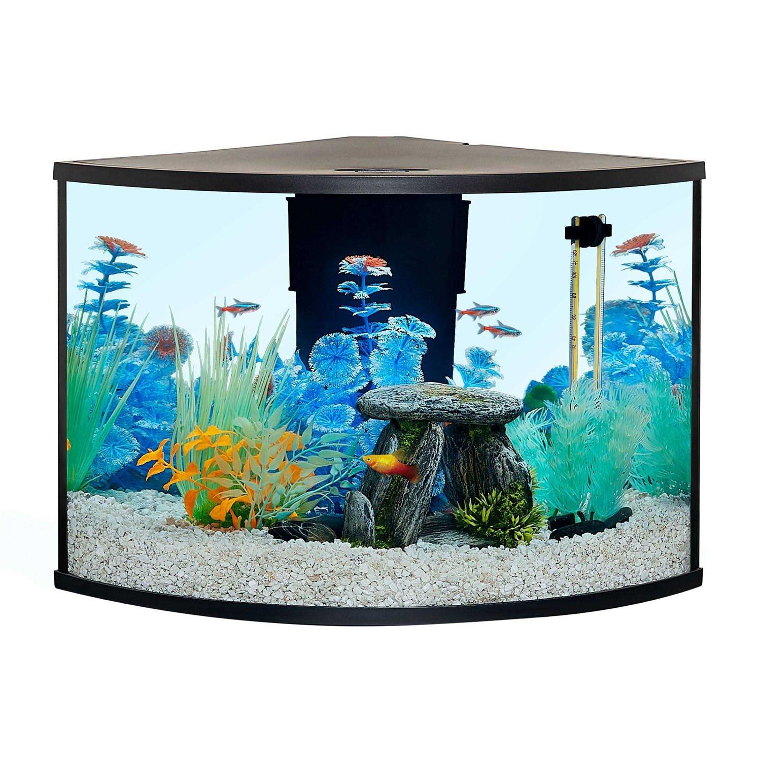 Top Fin Corner Tank Aquarium Starter Kit - Pet Supplies online store