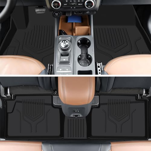 Floor Mats for 2022 2023 2024 Ford Maverick Hybrid Accessories, All-Weather TPE Carpets Liner Custom Fit for Maverick Hybrid Model(NOT fit for Gasoline)