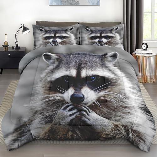 Comforter Set King Size, Palm Leaf Leaves Floral Soft Bedding Set for Kids and Adults, Pink Flamingo Flower Comforter Set with Pillowcase, for Bedroom Bed Decor