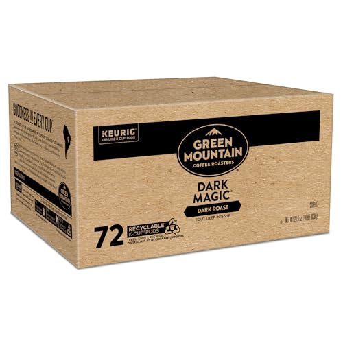 Green Mountain Coffee Roasters Dark Magic Keurig Single-Serve K-Cup Pods, Dark Roast Coffee, 72 Count