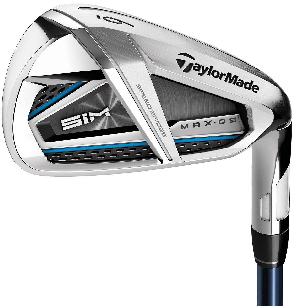 TaylorMade Golf- SIM Max Os Irons 4-PW/AW Regular Flex Graphite