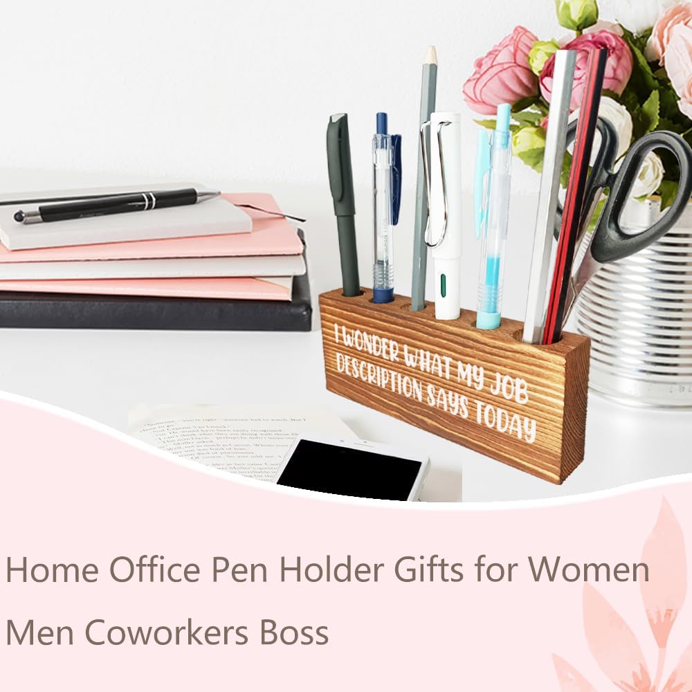 Funny Pen Holder Cute Pen Holder Funny Pencil Holder for Desk Shelf Cubicle Decor Office Coworker Humor Sarcastic Office Gifts for Women Men Coworkers Boss Work Friends YP137