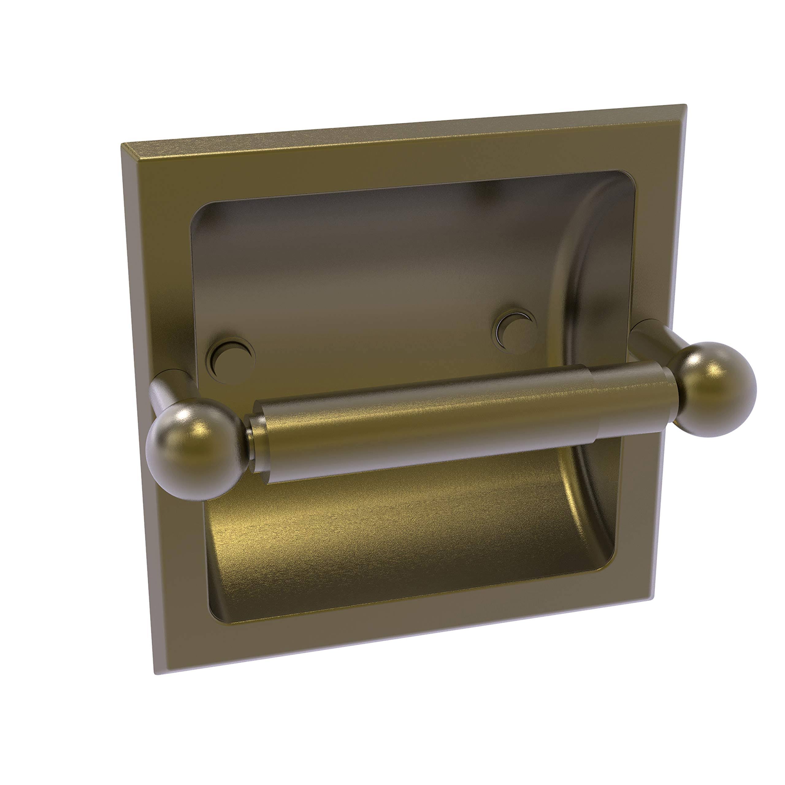 Allied Brass P1000-24C-ABR Prestige Skyline Collection Recessed Toilet Paper Holder Antique Brass