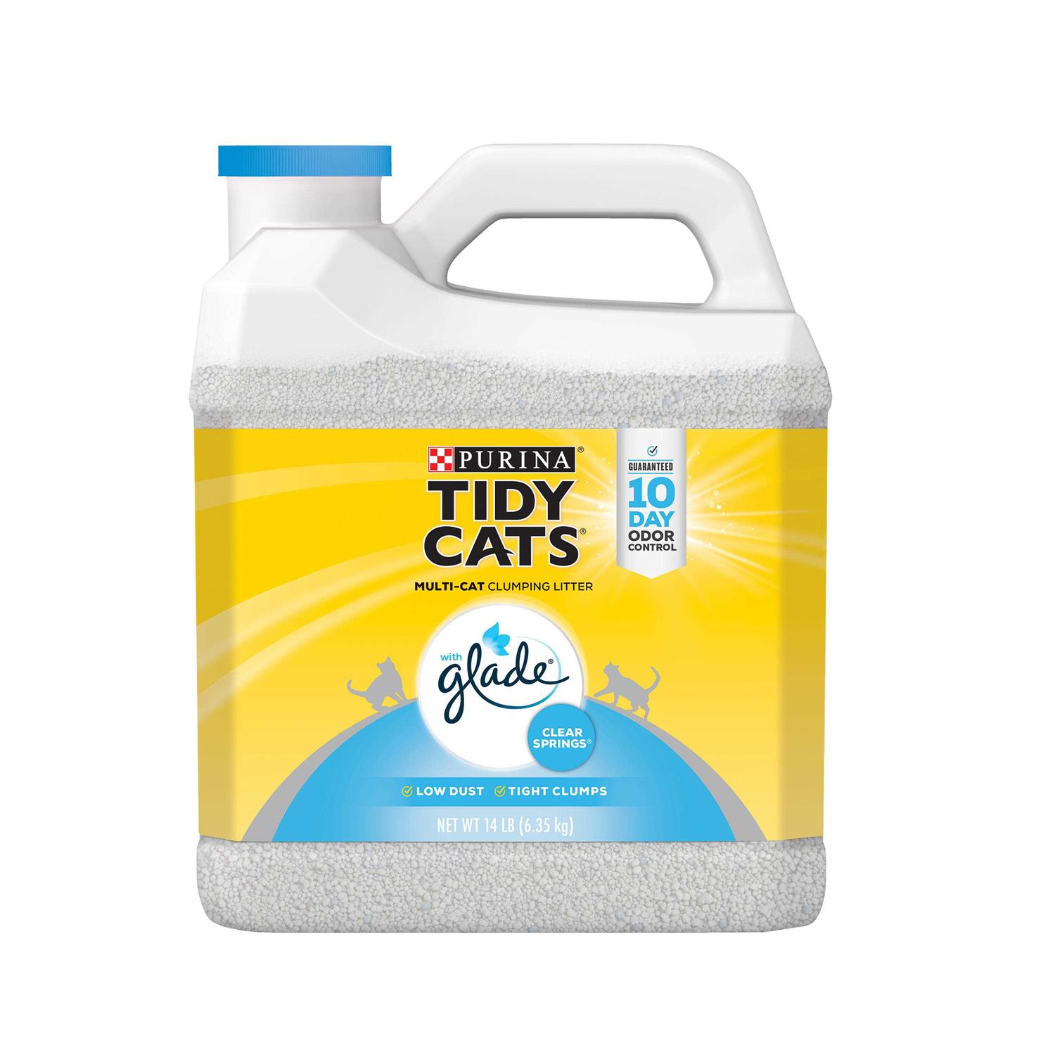 Purina Tidy Cats Glade Clear Springs Multi-Cat Clumping Litter - Pet Supplies online store