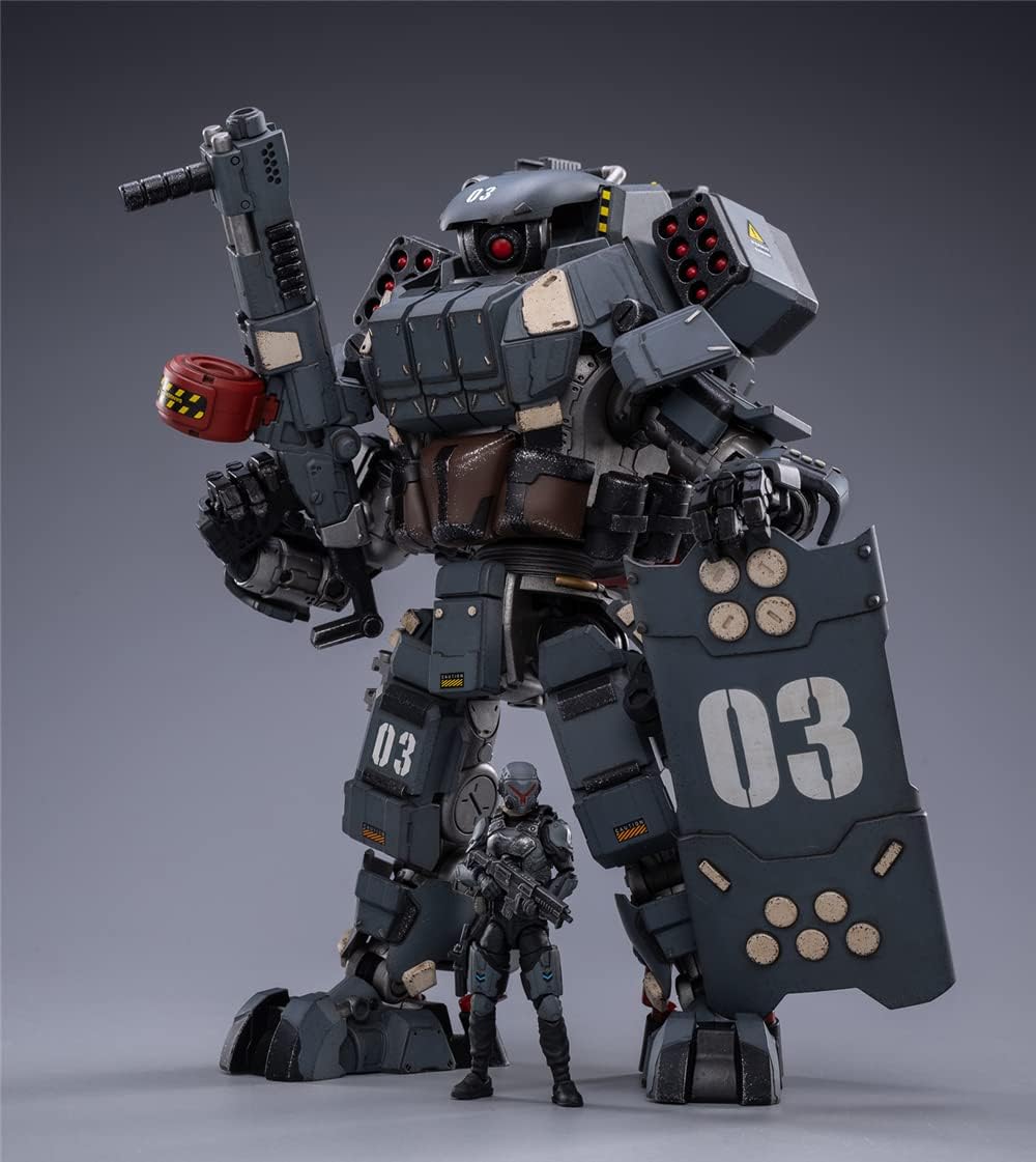 HiPlay JoyToy 1/25 Science-Fiction Robot Mecha Action Figures Full Set-Dark Source Series-Iron Wrecker 02 Tactical Mecha