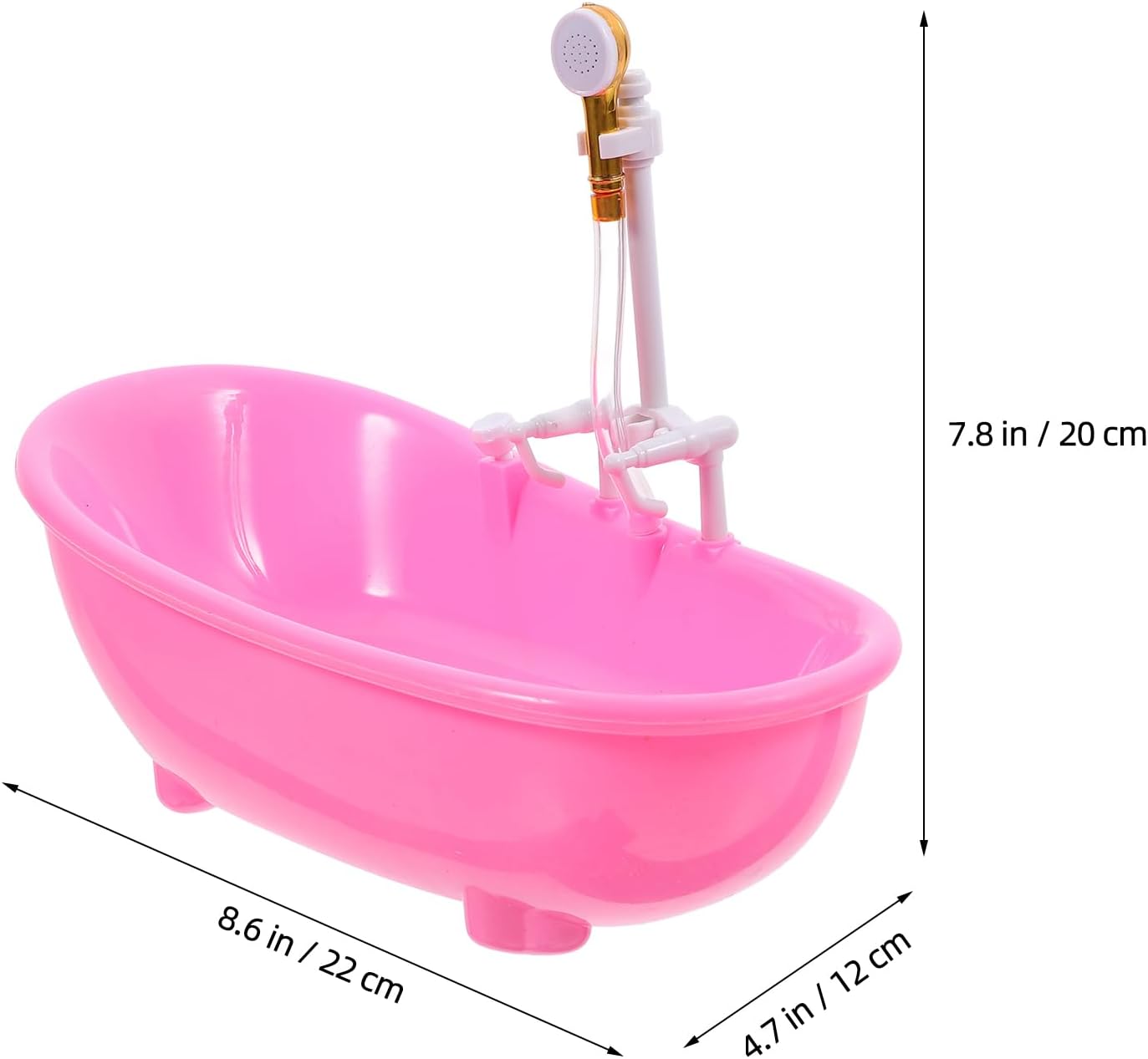 ifundom 1 Set Bathroom Toys Mini Bathtub Model Miniature Doll Bath Tub Doll House Furniture Doll House Ornament Doll Bathtub Doll House Bathroom Decor Mini Bathtub Toy Bathroom Decoration