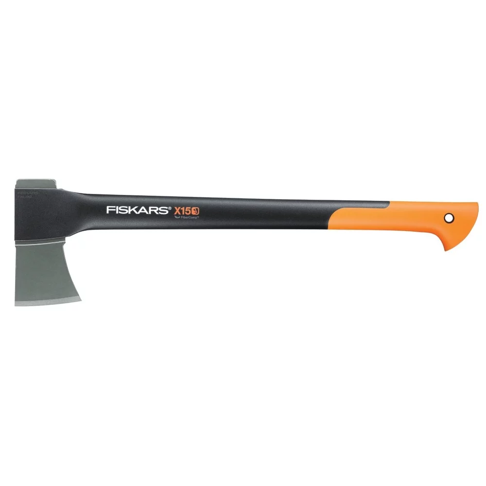 Fiskars X15 Chopping Axe with Steel Blade, 23.5