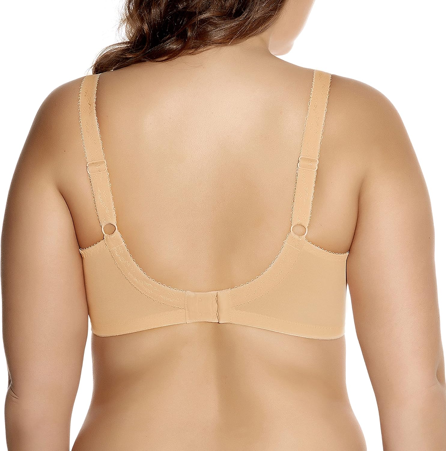 GODDESS Women's Plus Size Keira Underwire Banded Bra, Nude, 40I