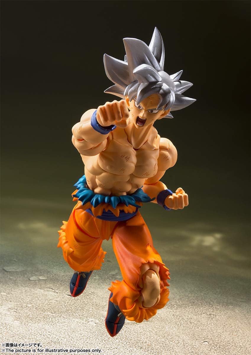 TAMASHII NATIONS - Dragon Ball Super - Son Goku -Ultra Instinct- (Reissue), Bandai Spirits S.H.Figuarts Action Figure
