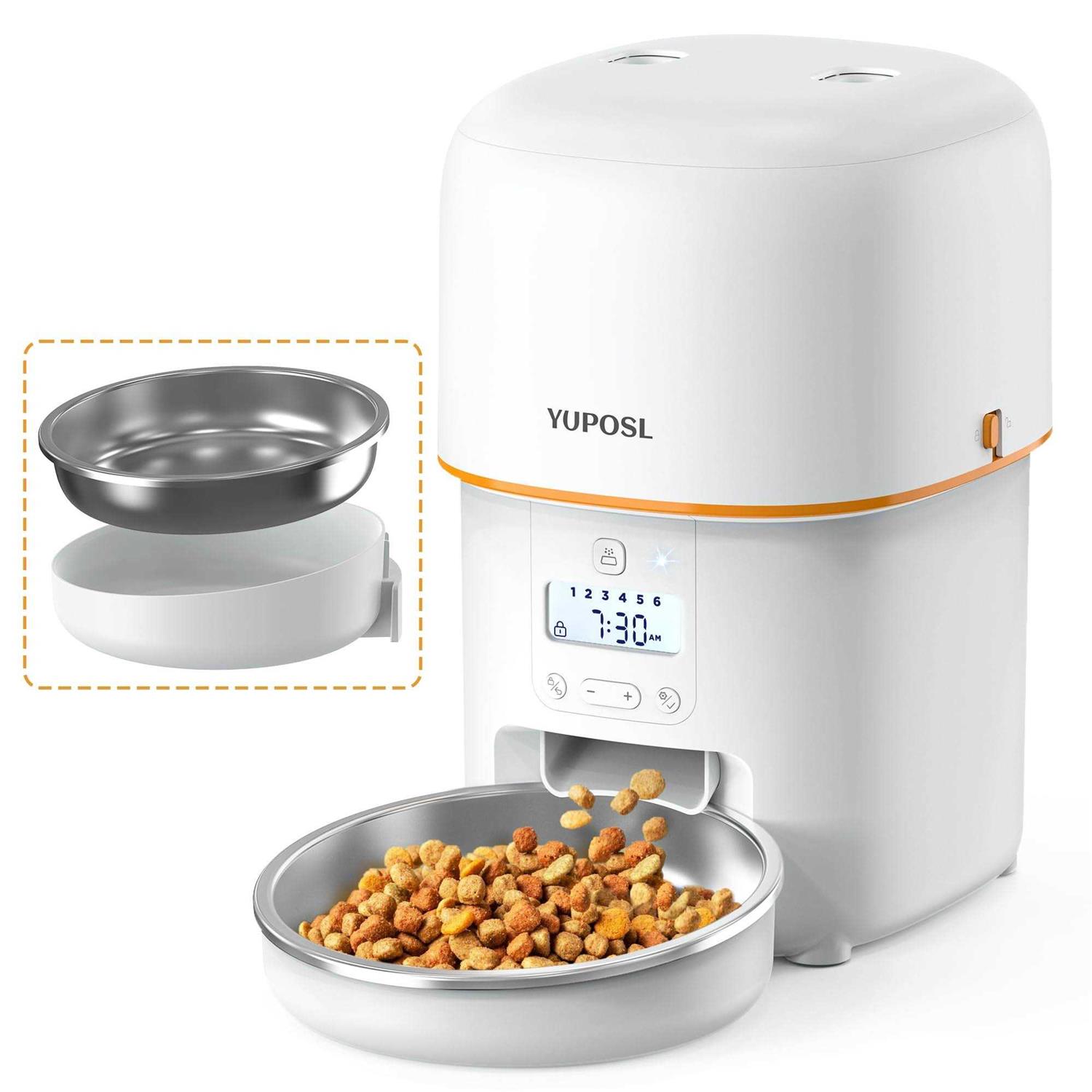 Yuposl Automatic Cat Feeders 8cup/68oz Cat Food Dispenser Easy to Use - Pet Supplies online store