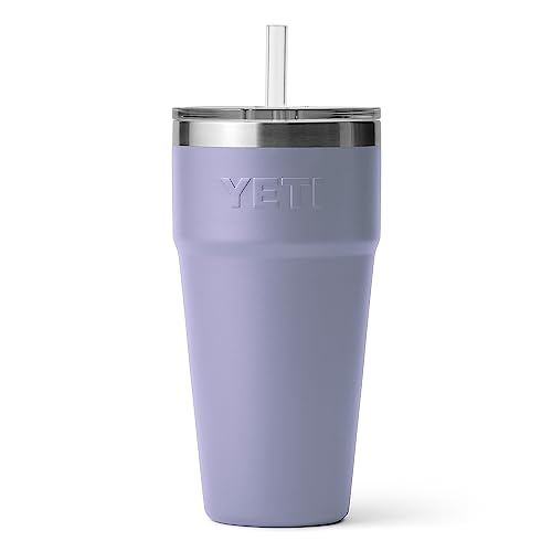 YETI Rambler 26 oz Straw Cup, Vacuum Insulated, Stainless Steel with Straw Lid