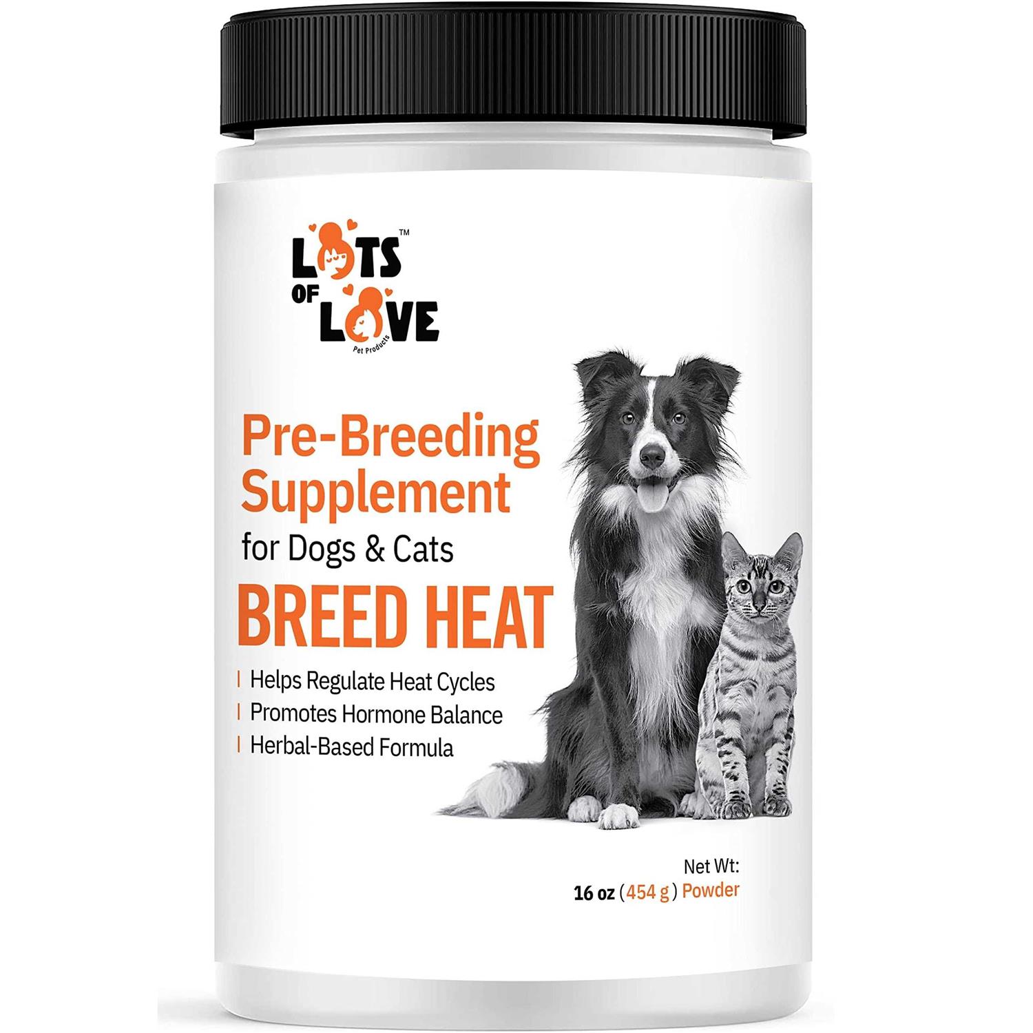 Lots of Love Pet Pro Breed Heat Breeding & Reproductive Supplement for Dogs & Cats - Pet Supplies online store